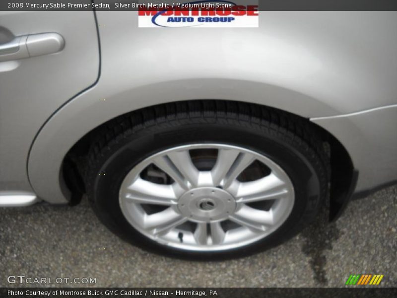 Silver Birch Metallic / Medium Light Stone 2008 Mercury Sable Premier Sedan