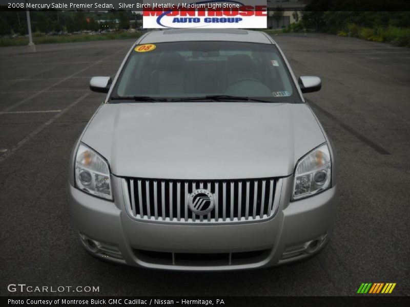 Silver Birch Metallic / Medium Light Stone 2008 Mercury Sable Premier Sedan