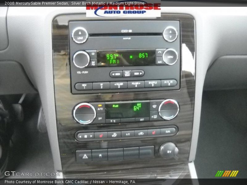 Silver Birch Metallic / Medium Light Stone 2008 Mercury Sable Premier Sedan