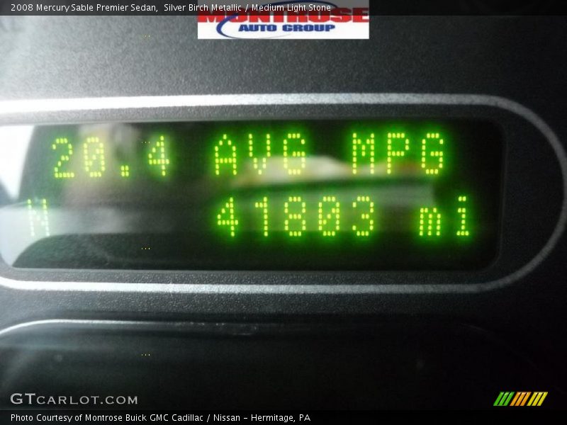 Silver Birch Metallic / Medium Light Stone 2008 Mercury Sable Premier Sedan
