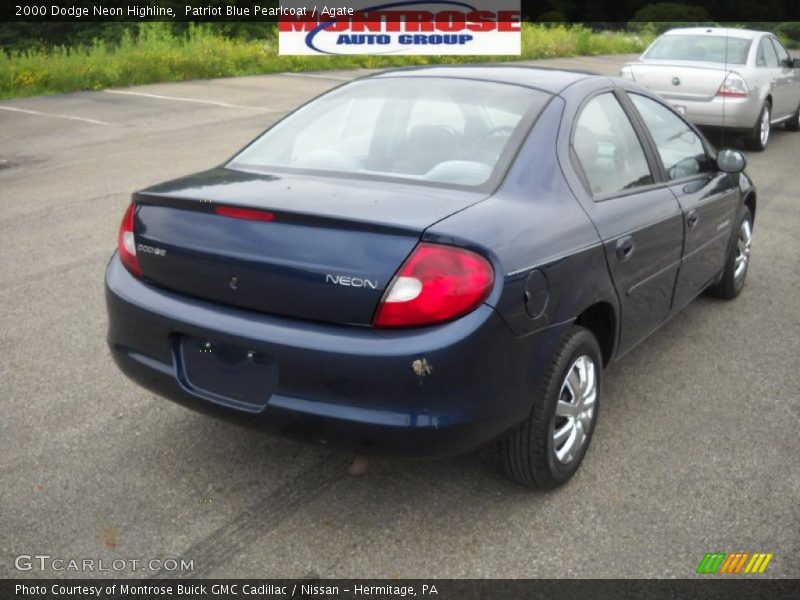 Patriot Blue Pearlcoat / Agate 2000 Dodge Neon Highline