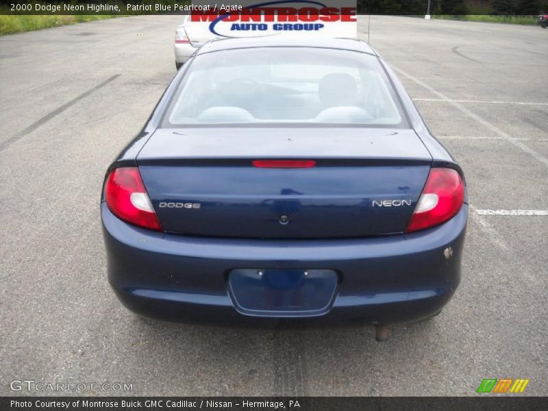Patriot Blue Pearlcoat / Agate 2000 Dodge Neon Highline