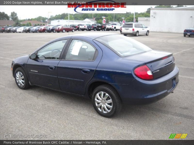 Patriot Blue Pearlcoat / Agate 2000 Dodge Neon Highline