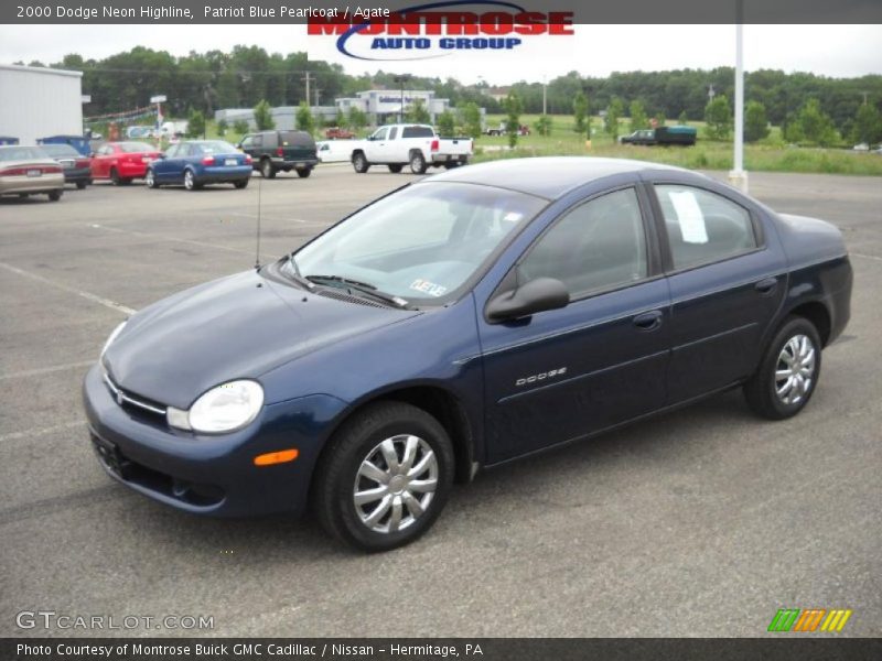 Patriot Blue Pearlcoat / Agate 2000 Dodge Neon Highline