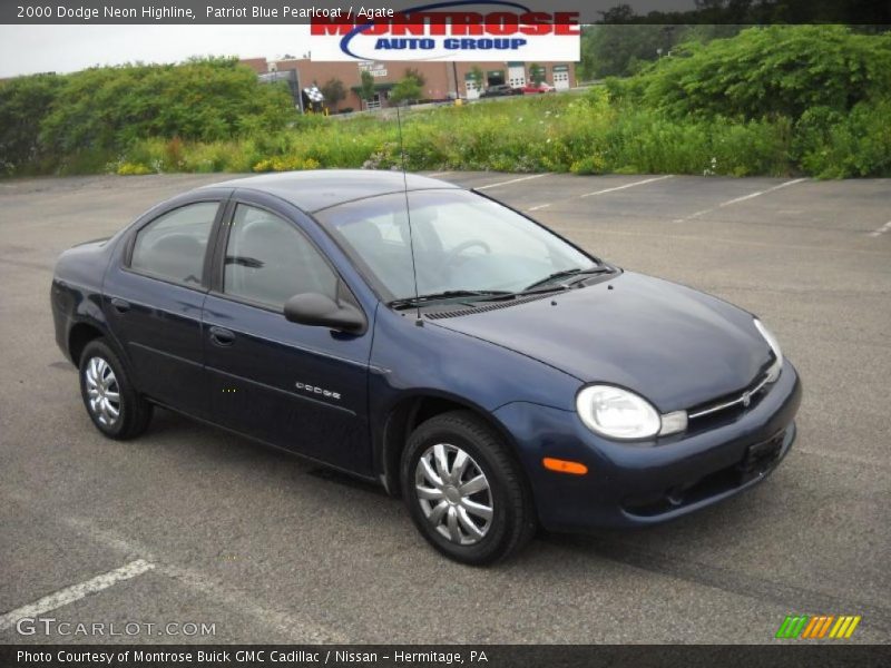 Patriot Blue Pearlcoat / Agate 2000 Dodge Neon Highline