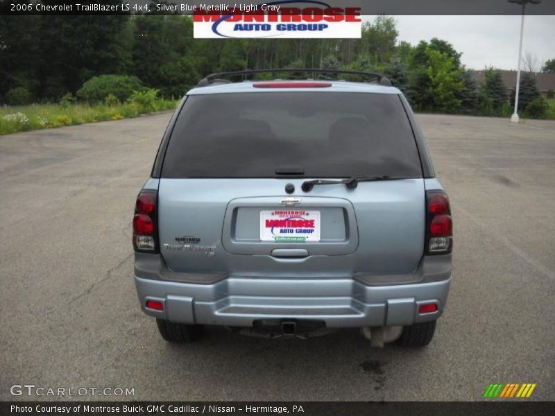 Silver Blue Metallic / Light Gray 2006 Chevrolet TrailBlazer LS 4x4