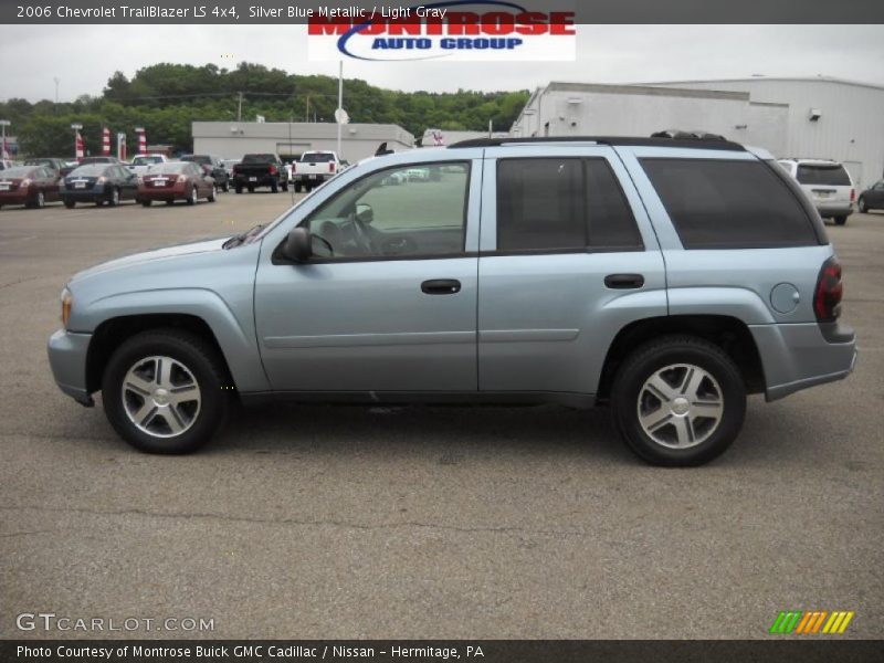 Silver Blue Metallic / Light Gray 2006 Chevrolet TrailBlazer LS 4x4