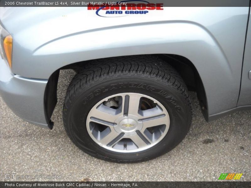 Silver Blue Metallic / Light Gray 2006 Chevrolet TrailBlazer LS 4x4