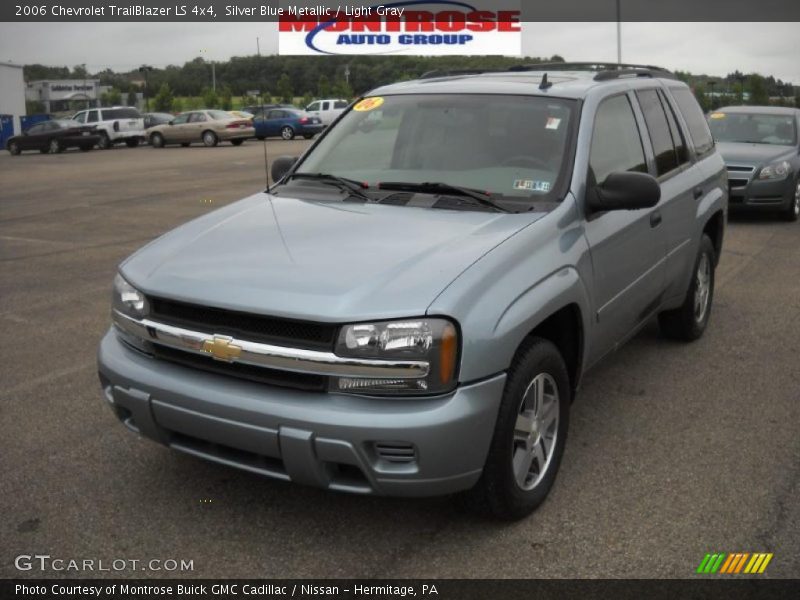 Silver Blue Metallic / Light Gray 2006 Chevrolet TrailBlazer LS 4x4