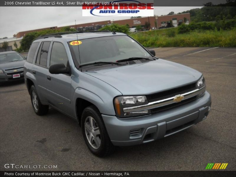 Silver Blue Metallic / Light Gray 2006 Chevrolet TrailBlazer LS 4x4