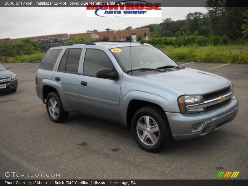 Silver Blue Metallic / Light Gray 2006 Chevrolet TrailBlazer LS 4x4