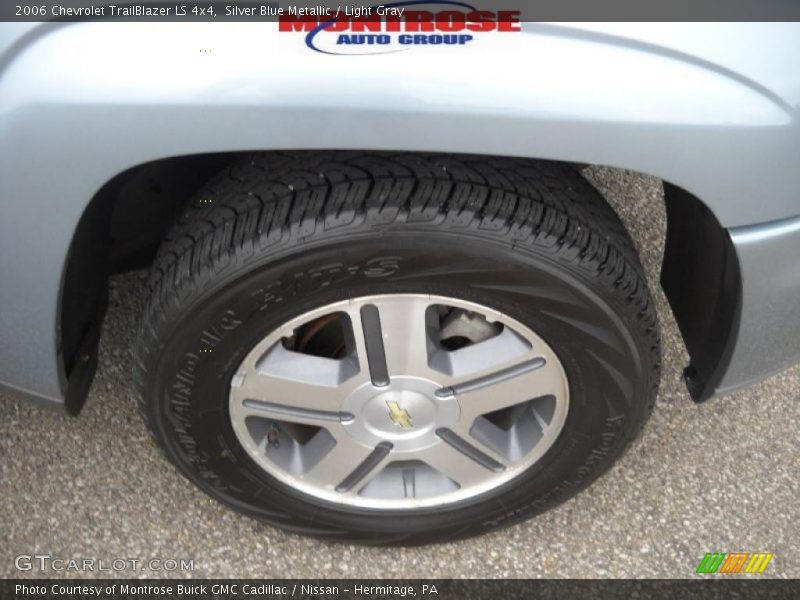 Silver Blue Metallic / Light Gray 2006 Chevrolet TrailBlazer LS 4x4
