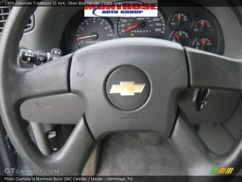 Silver Blue Metallic / Light Gray 2006 Chevrolet TrailBlazer LS 4x4