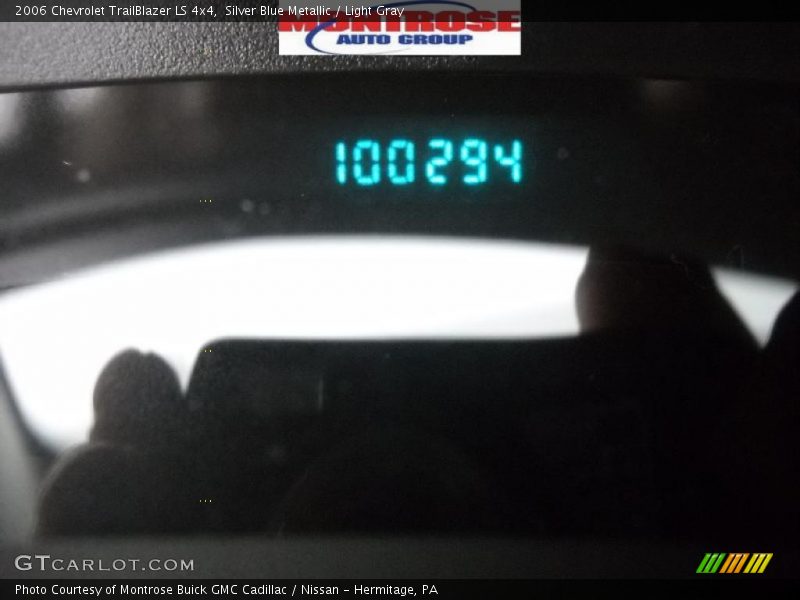 Silver Blue Metallic / Light Gray 2006 Chevrolet TrailBlazer LS 4x4