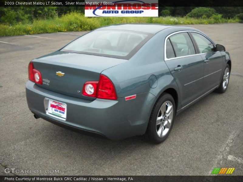 Silver Moss Metallic / Ebony 2009 Chevrolet Malibu LT Sedan