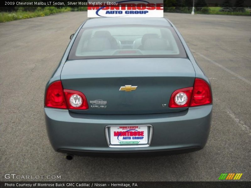 Silver Moss Metallic / Ebony 2009 Chevrolet Malibu LT Sedan