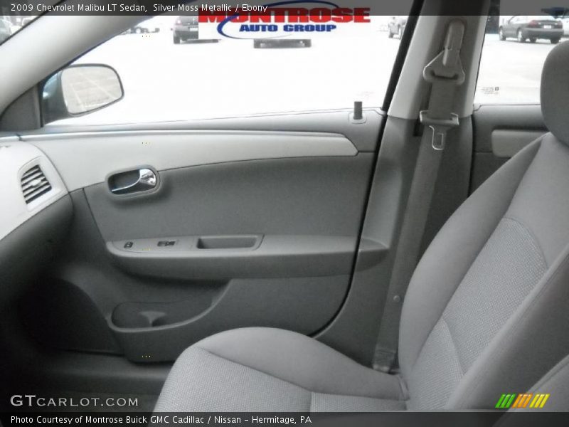 Silver Moss Metallic / Ebony 2009 Chevrolet Malibu LT Sedan