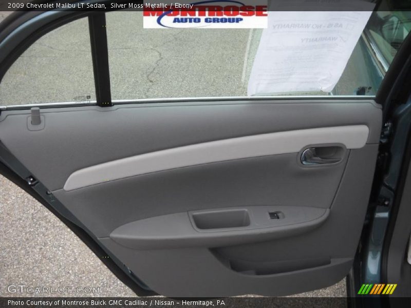 Silver Moss Metallic / Ebony 2009 Chevrolet Malibu LT Sedan