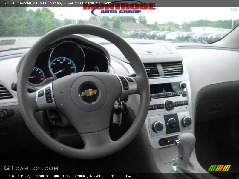 Silver Moss Metallic / Ebony 2009 Chevrolet Malibu LT Sedan