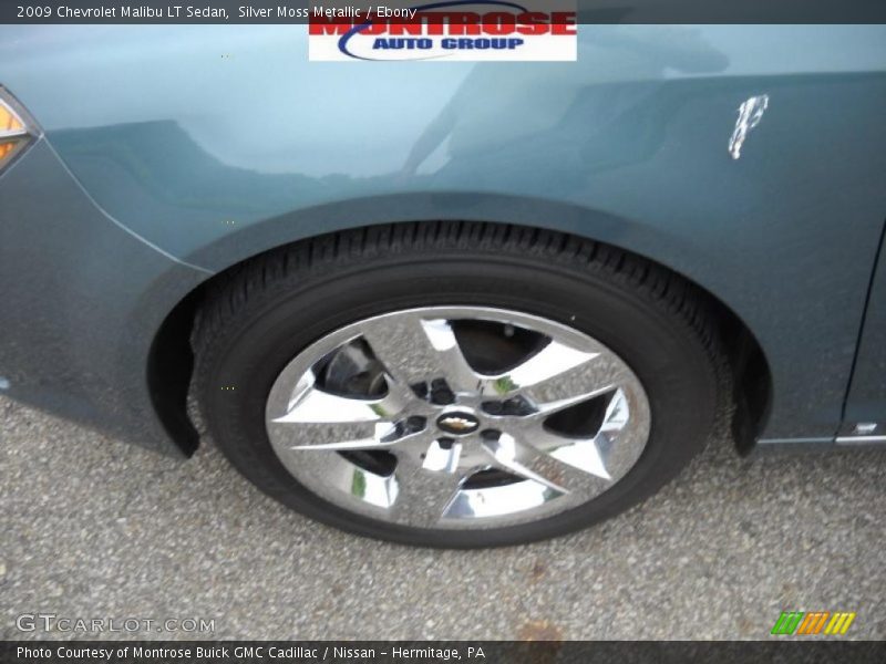 Silver Moss Metallic / Ebony 2009 Chevrolet Malibu LT Sedan