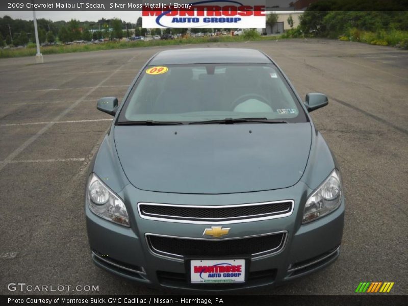Silver Moss Metallic / Ebony 2009 Chevrolet Malibu LT Sedan