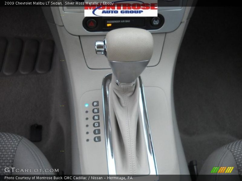Silver Moss Metallic / Ebony 2009 Chevrolet Malibu LT Sedan