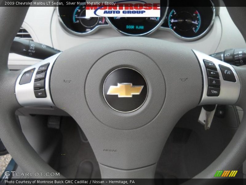 Silver Moss Metallic / Ebony 2009 Chevrolet Malibu LT Sedan
