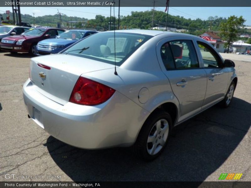 Ultra Silver Metallic / Gray 2008 Chevrolet Cobalt LS Sedan