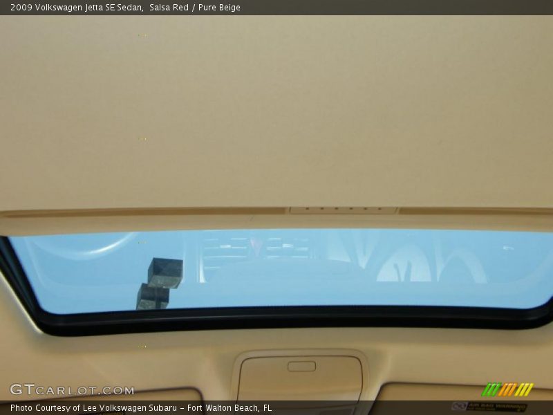 Salsa Red / Pure Beige 2009 Volkswagen Jetta SE Sedan