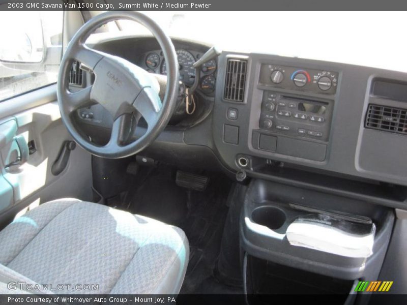 Summit White / Medium Pewter 2003 GMC Savana Van 1500 Cargo