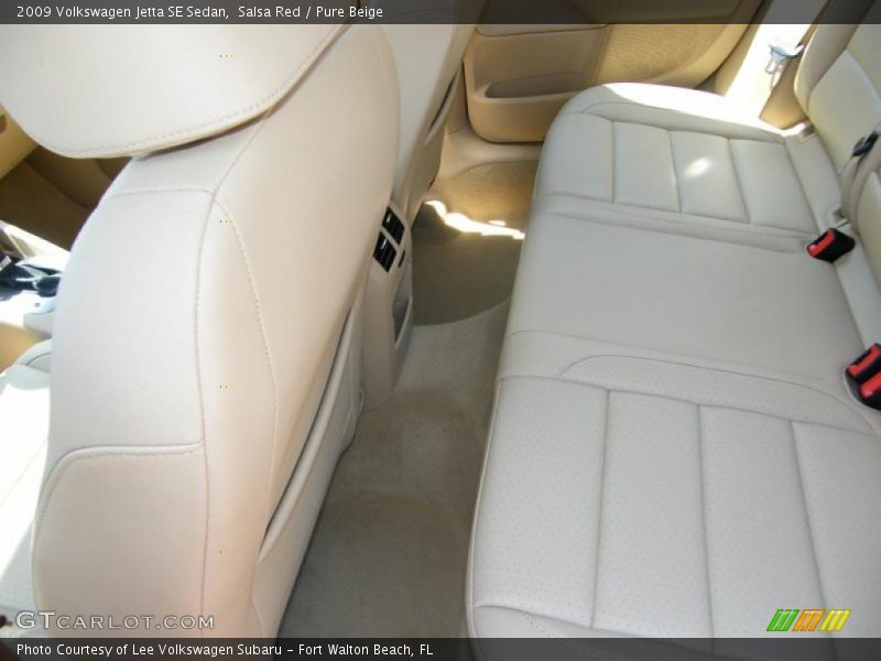 Salsa Red / Pure Beige 2009 Volkswagen Jetta SE Sedan