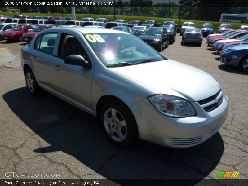 Ultra Silver Metallic / Gray 2008 Chevrolet Cobalt LS Sedan