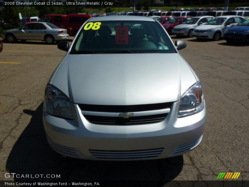 Ultra Silver Metallic / Gray 2008 Chevrolet Cobalt LS Sedan