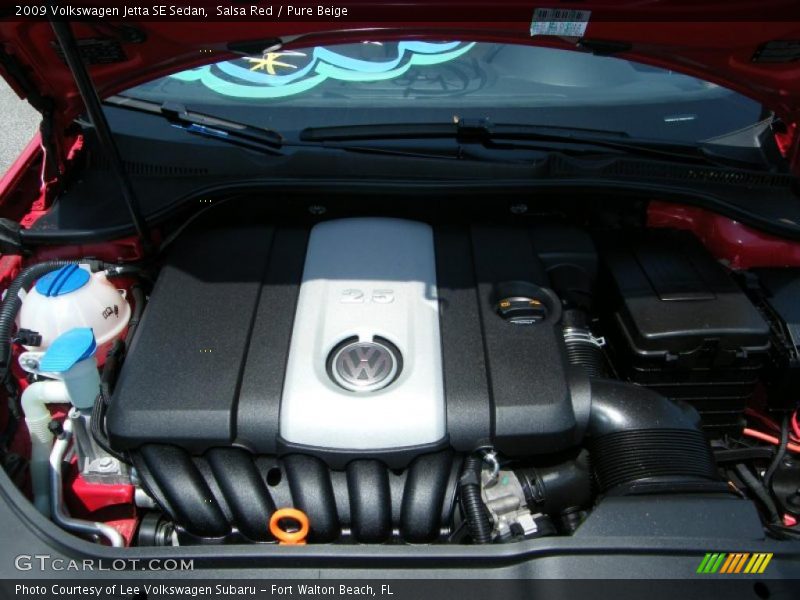 Salsa Red / Pure Beige 2009 Volkswagen Jetta SE Sedan