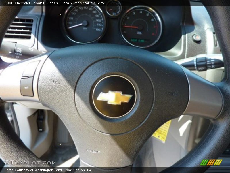 Ultra Silver Metallic / Gray 2008 Chevrolet Cobalt LS Sedan