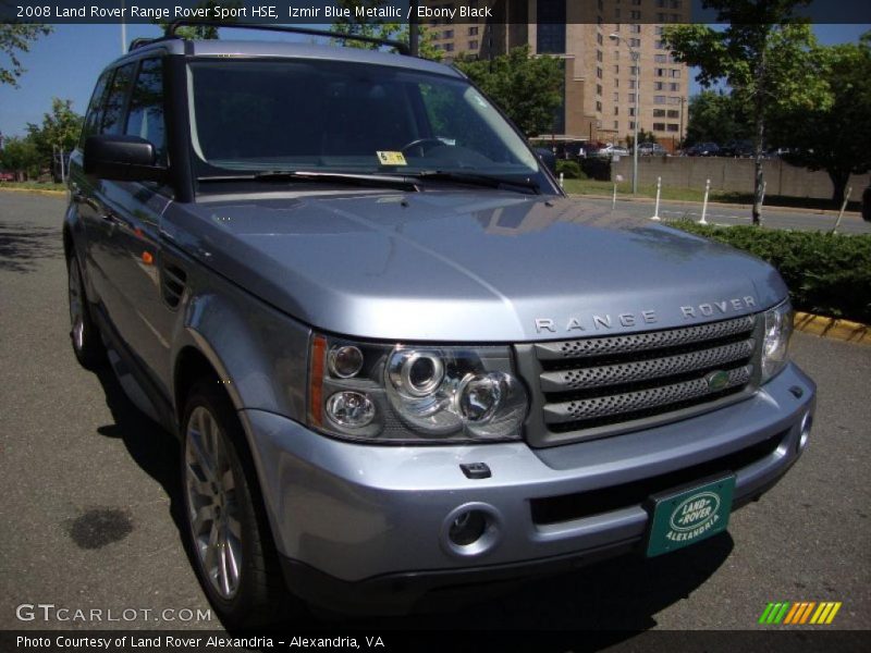 Izmir Blue Metallic / Ebony Black 2008 Land Rover Range Rover Sport HSE