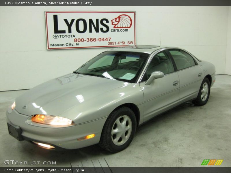 Silver Mist Metallic / Gray 1997 Oldsmobile Aurora