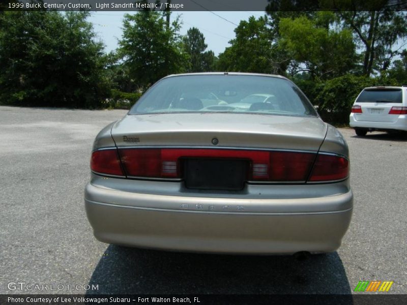 Light Sandrift Metallic / Taupe 1999 Buick Century Custom