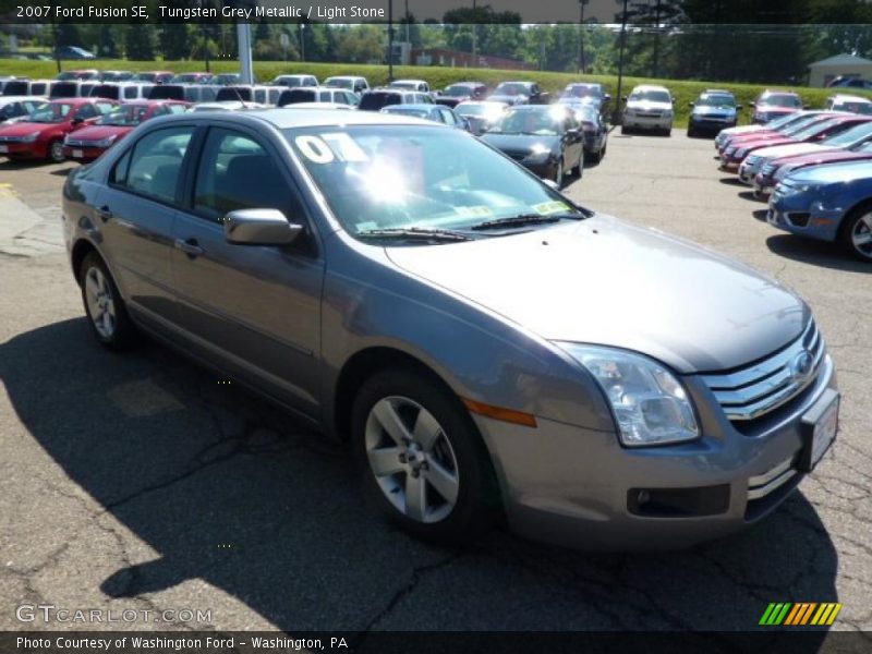 Tungsten Grey Metallic / Light Stone 2007 Ford Fusion SE