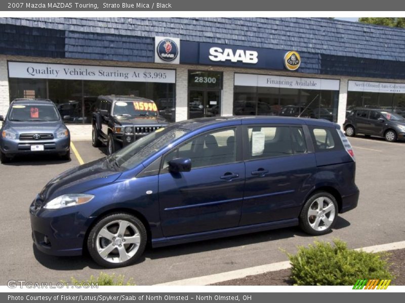 Strato Blue Mica / Black 2007 Mazda MAZDA5 Touring