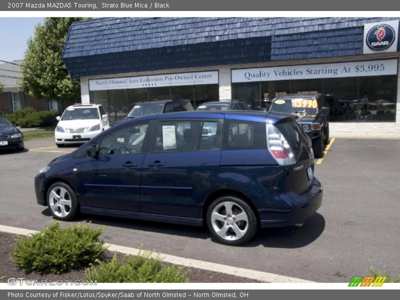 Strato Blue Mica / Black 2007 Mazda MAZDA5 Touring