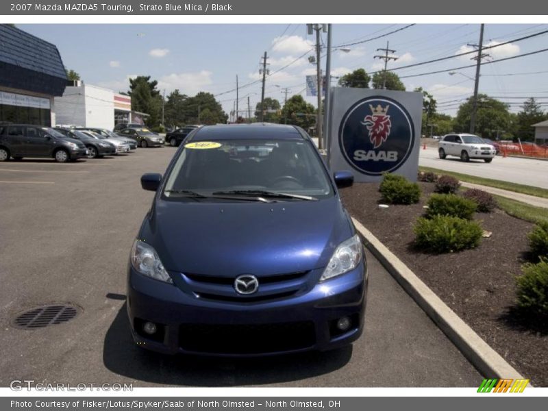 Strato Blue Mica / Black 2007 Mazda MAZDA5 Touring