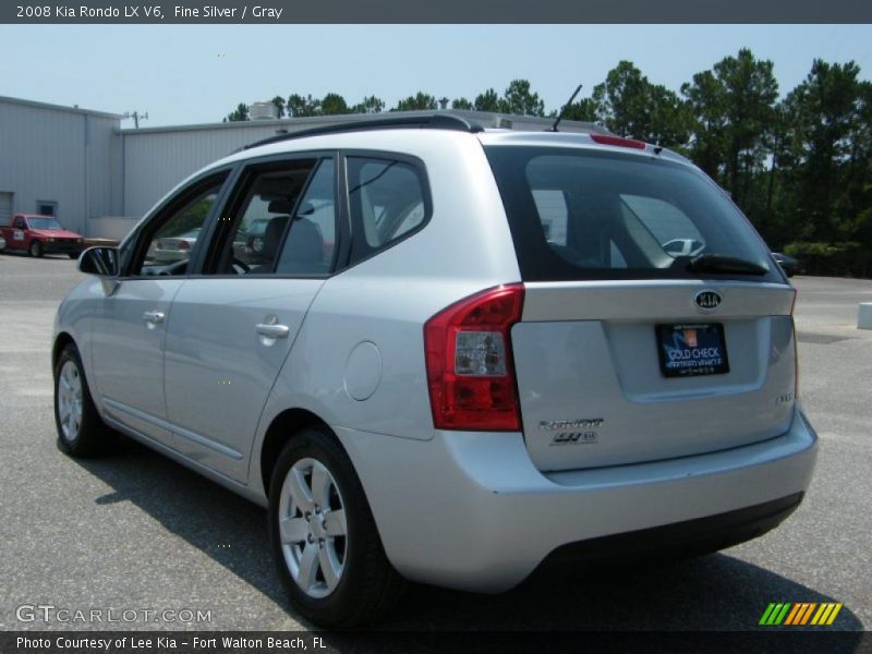 Fine Silver / Gray 2008 Kia Rondo LX V6