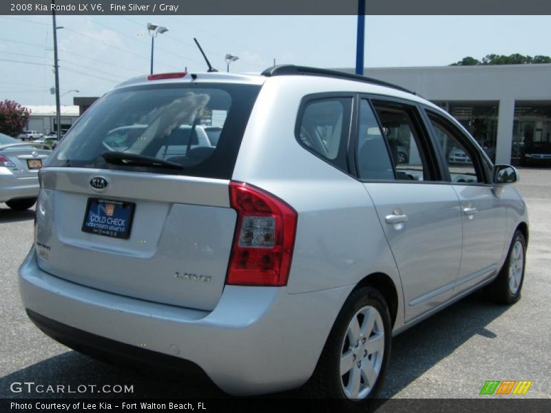 Fine Silver / Gray 2008 Kia Rondo LX V6