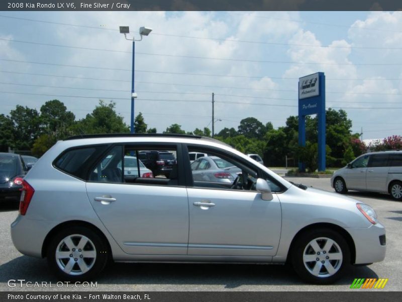 Fine Silver / Gray 2008 Kia Rondo LX V6