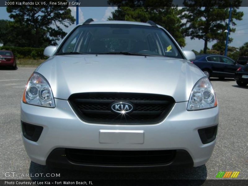 Fine Silver / Gray 2008 Kia Rondo LX V6