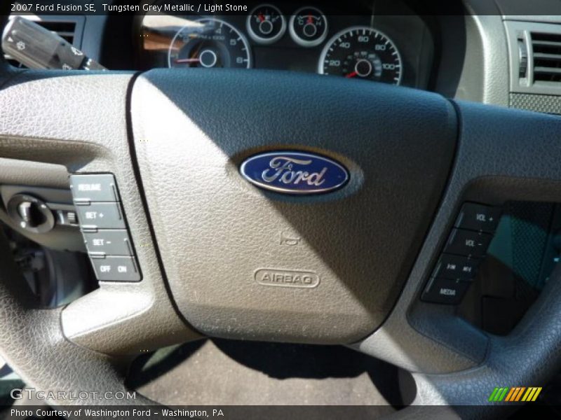 Tungsten Grey Metallic / Light Stone 2007 Ford Fusion SE