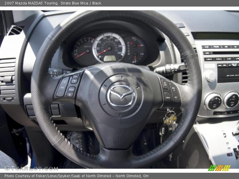 Strato Blue Mica / Black 2007 Mazda MAZDA5 Touring