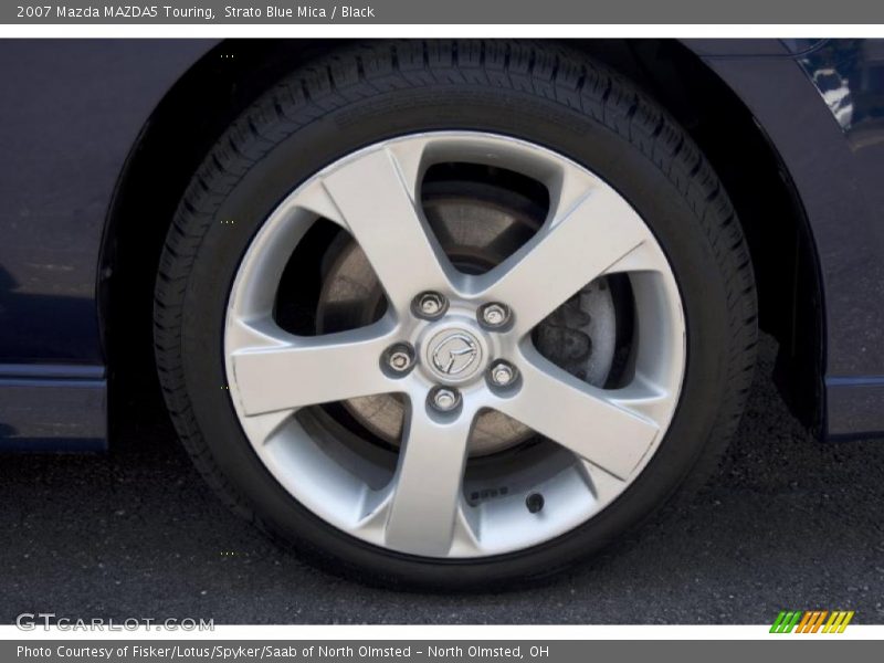 Strato Blue Mica / Black 2007 Mazda MAZDA5 Touring