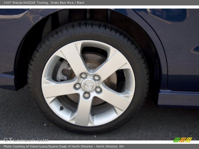 Strato Blue Mica / Black 2007 Mazda MAZDA5 Touring